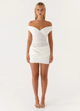 Candid Cupro Mini Dress - Ivory