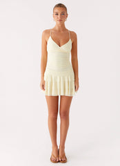 Emily Mini Dress - Yellow